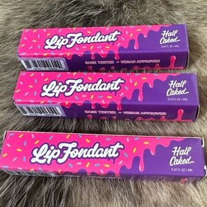 Lot of 3 Half Cake Lip Fondant Shade Low Key New in Box